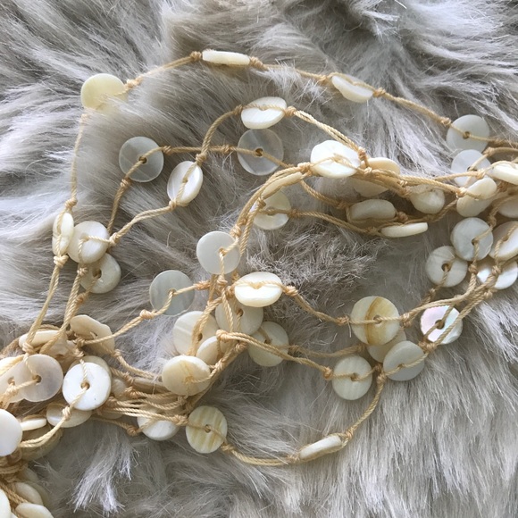 Ten Thousand Villages | Jewelry | Natural Sequinshaped Shell Necklace ...